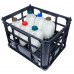 PLASTIC 2 LITRE MILK BOTTLE CRATE